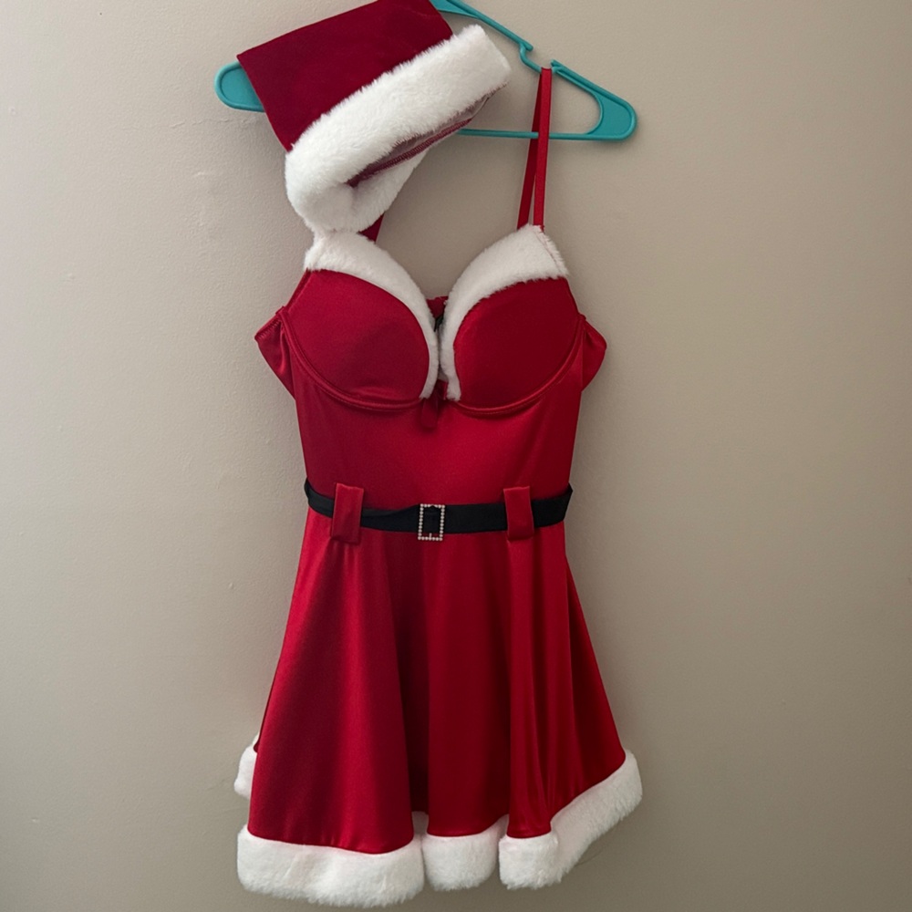 Festive Red Santa lingerie